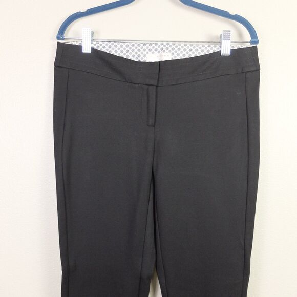 Kenar Black Straight Leg Dress Pants Size 8 - Picture 2 of 6